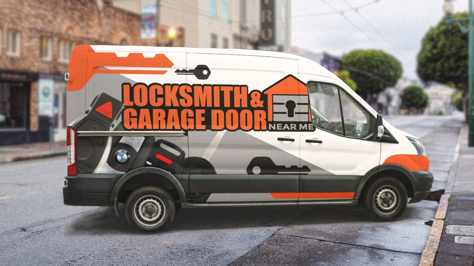 Locksmith Garage Door Van